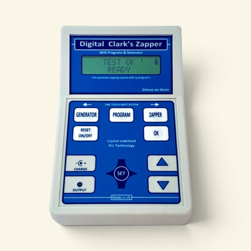 Digital Clark's Zapper con generador de frecuencias y programas predefinidos